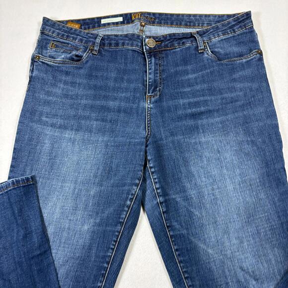 Kut From The Kloth Womens Jeans Size 16 Boyfriend Blue Denim Relaxed Y2K Vintage - Picture 6 of 16